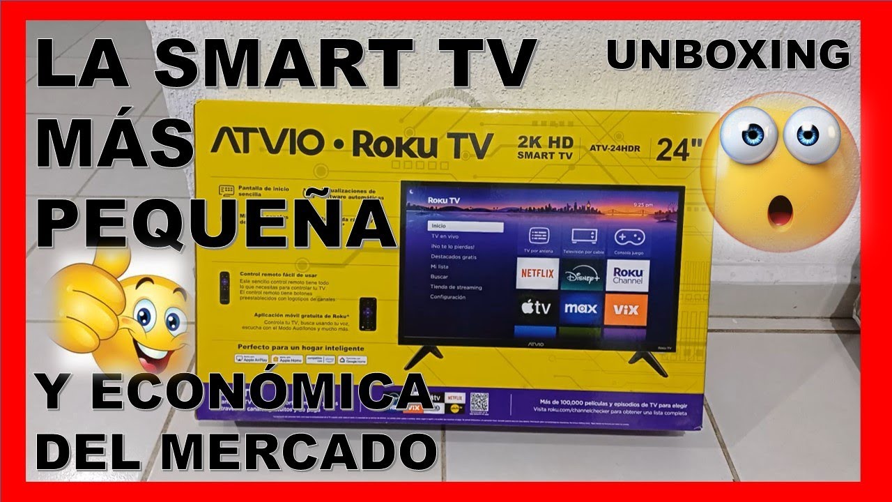 UNBOXING pantalla ATVIO 24