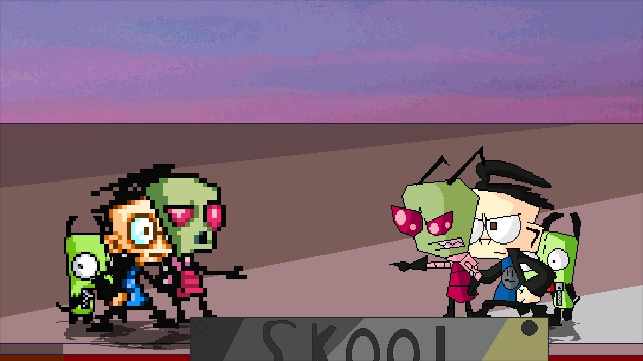 Mugen #125 Zim & Dib vs Zim & Dib