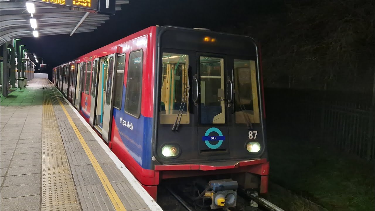 Full Journey On The DLR (87A B92 Stock) From Bank To Beckton