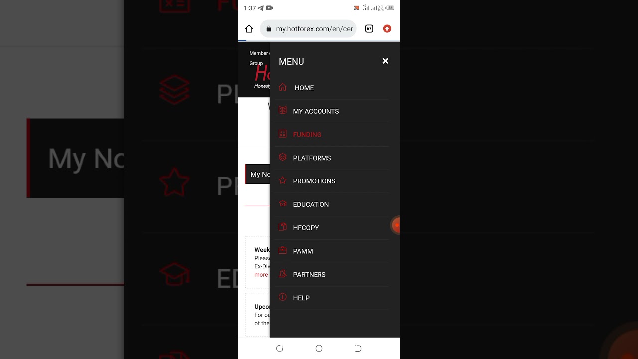 How to deposit on Hotforex account