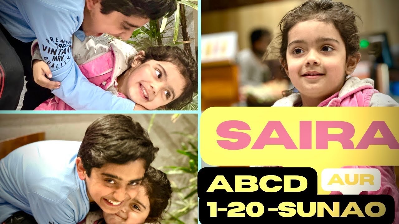 Sanchit is Surprised by Saira (ABCD & 1-20), 😆