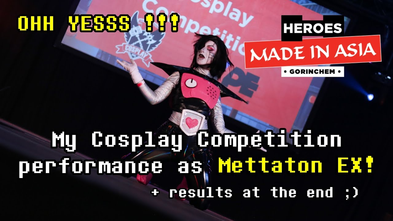 My performance as Mettaton EX at Heroes Made In Asia 2023's Cosplay Competition
