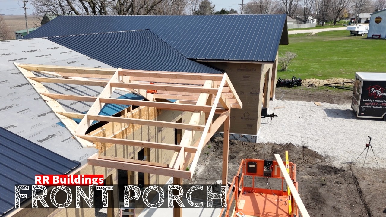 Finally Built the Front Porch!! The Modest House17