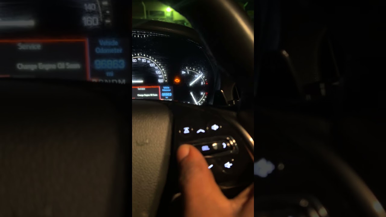 2018 Cadillac ATS oil life reset