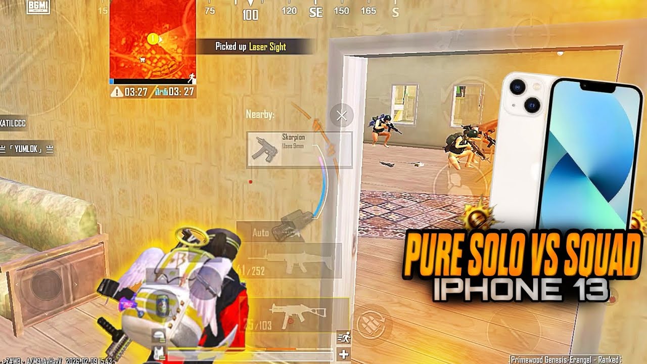 Pure Solo vs Squad Clutches BGMI🔱