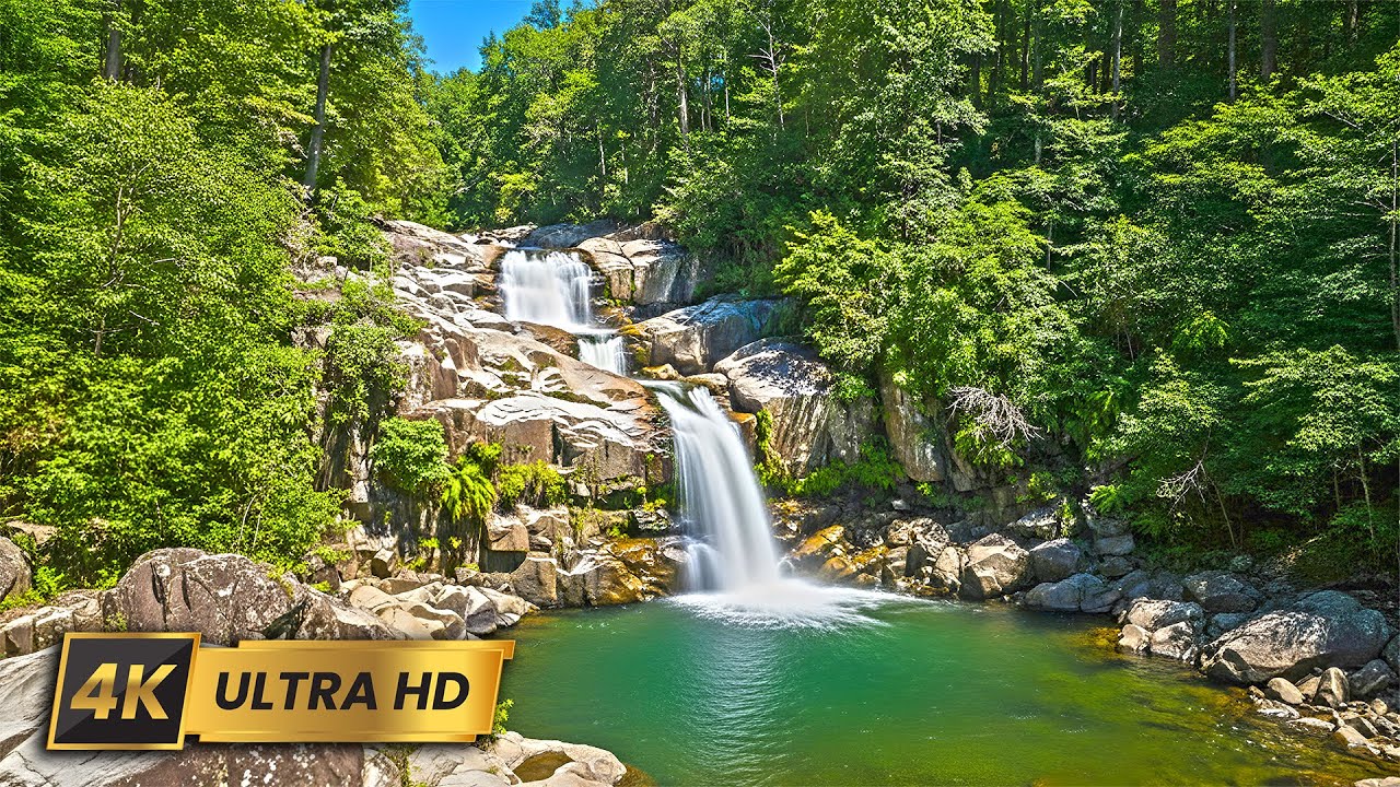 Pure Waterfall Sounds in Nature | Peaceful Sleep & Relaxation Ambience |  Ambiance for Restful Sleep