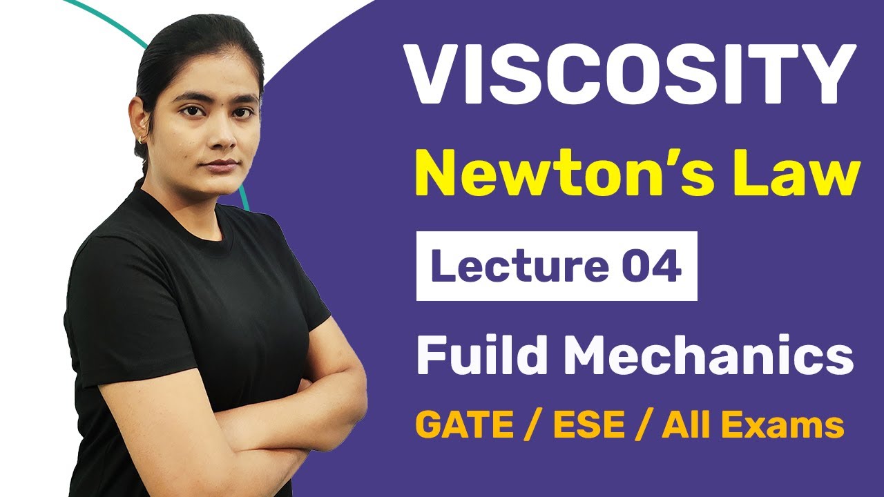 Newton's Law of Viscosity in Fluid Mechanics | fluid mechanics in hindi | GATE Lectures Well Academy