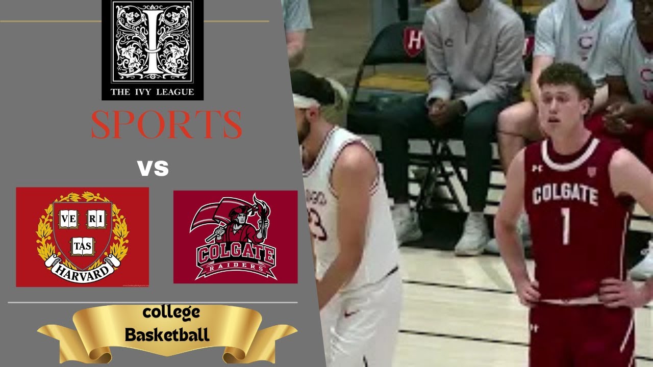 Harvard vs Colgate 2024 Men's Basketball Game Replay & Highlights