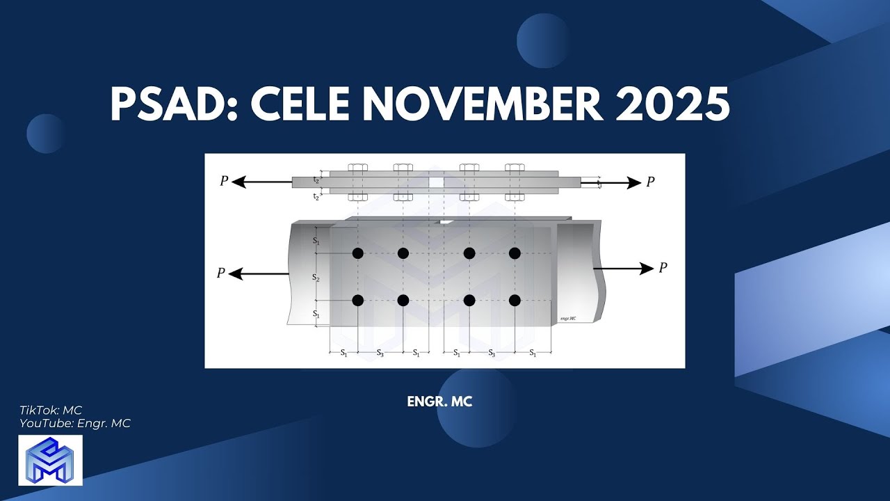 CELE November 2025: Tension Member/Bolted Connection