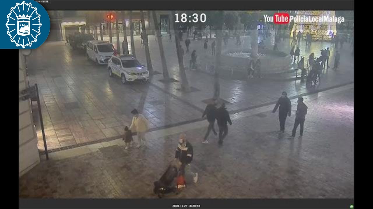 201127 - Policía Local Málaga - CME - Dispositivo de Seguridad Inicio Encendido Luces Navidad