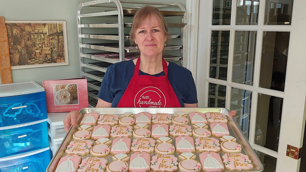 How I Made These Beautiful Bridal Shower Cookies