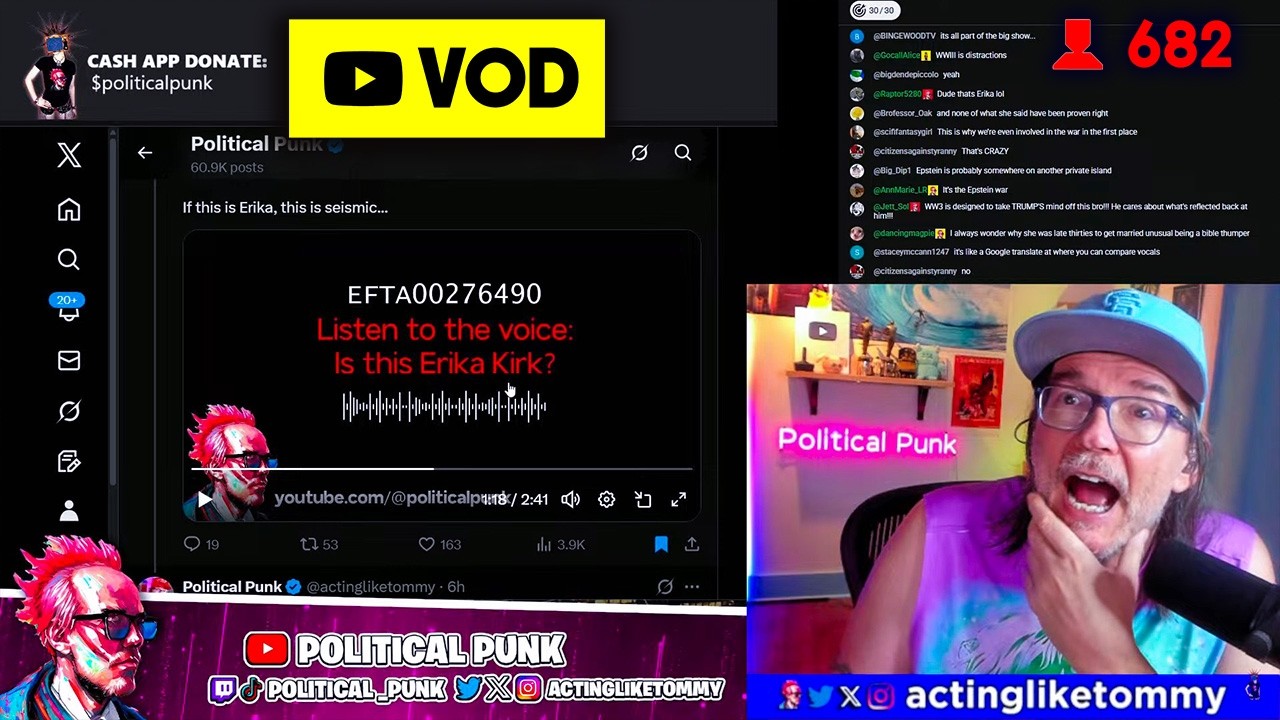 LIVE: CAUGHT Erika Kirk and Epstein?! Candy-O EXPOSES, Jake Paul Interviews Trump (CTE), Kat & MORE