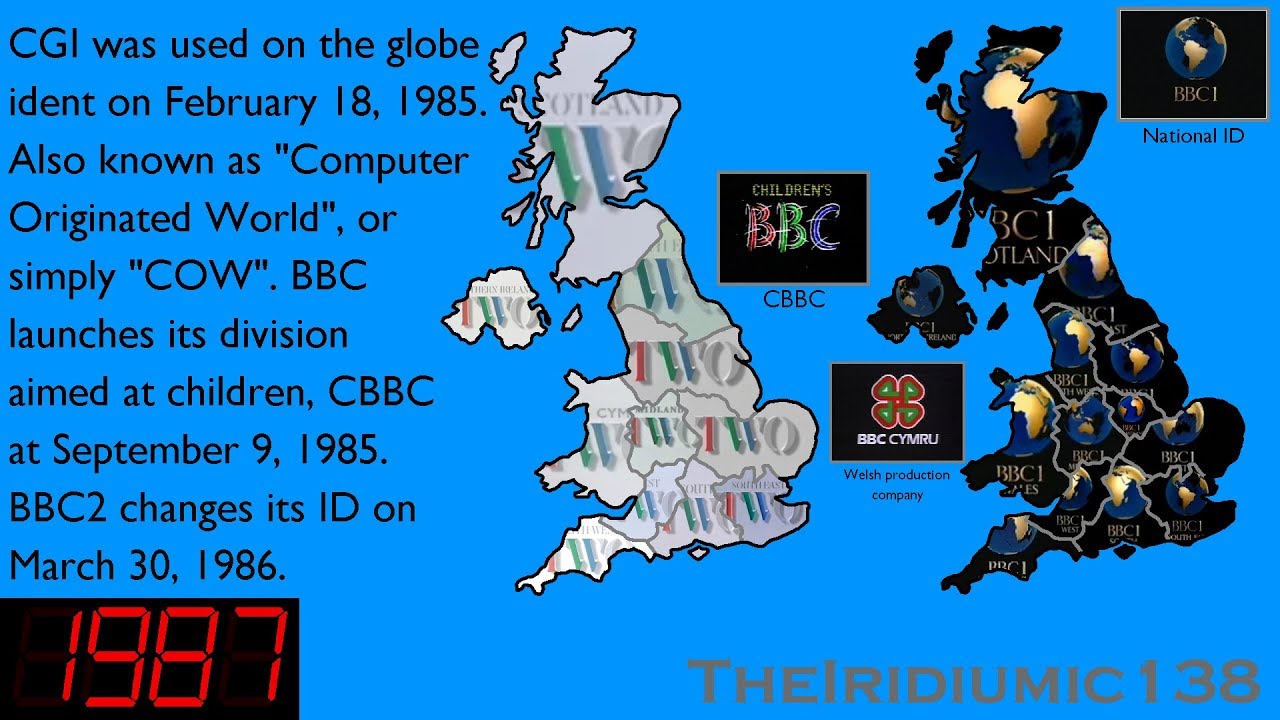 Timeline of BBC Television Stations by Logo (1936-2019)