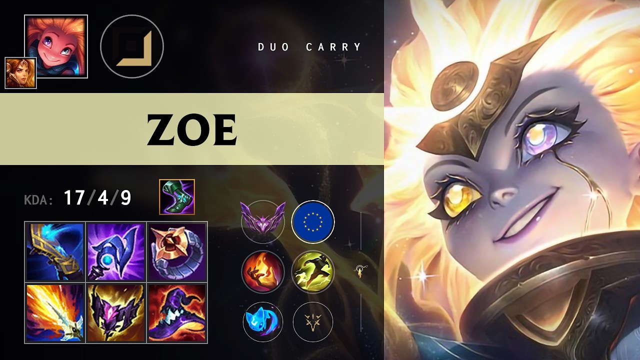 Zoe Carry vs Smolder - EUW Master Patch 26.11