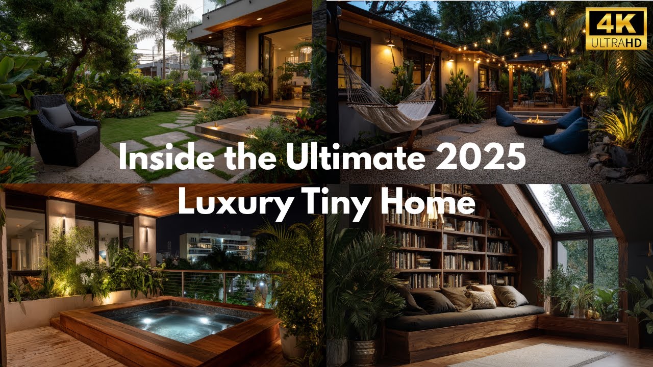2025&rsquo;s Most BEAUTIFUL Tiny Home Will Leave You Speechless &ndash; LED Lights, Courtyard & More!