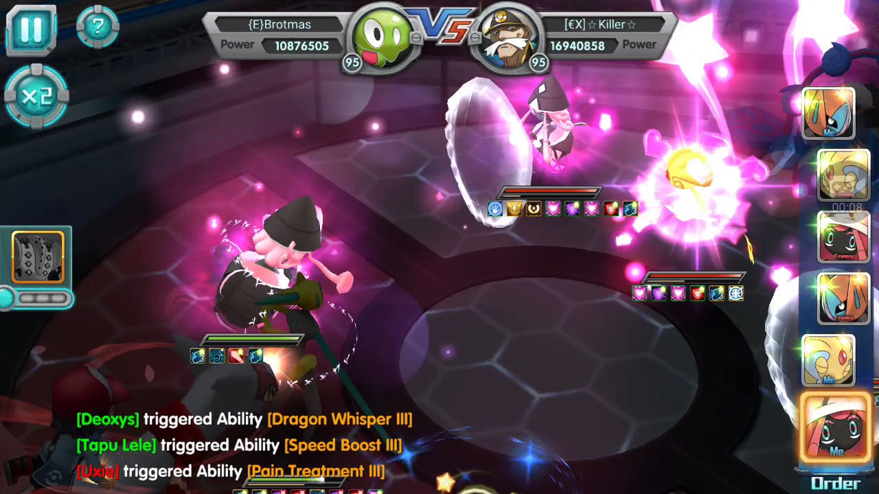Psychic vs psychic and genesect vs BW team, pokeland legends