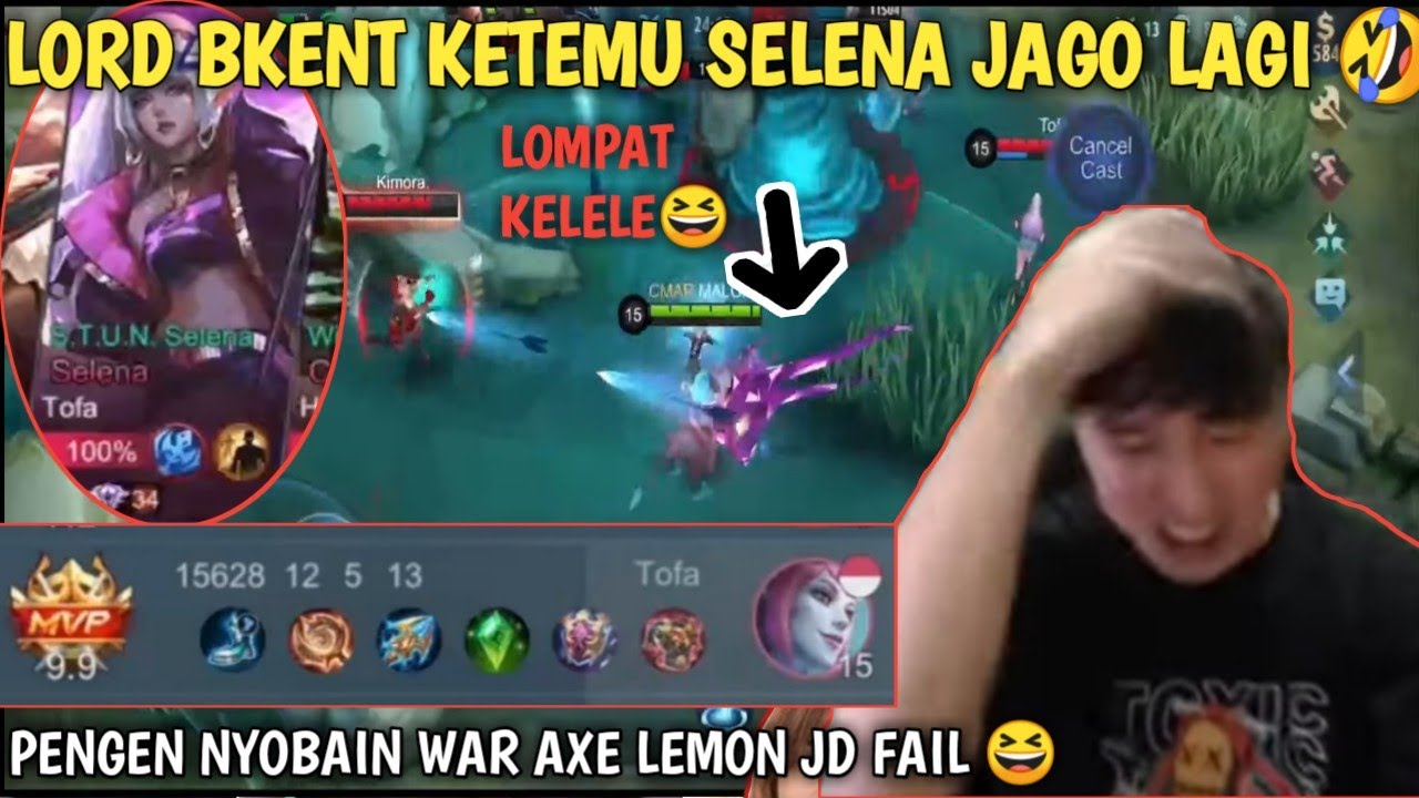 SETELAH SEKIAN LAMA, LORD BKENT KETEMU SELENA JAGO LG, PENGEN NYOBAIN IRITHEL WAR AXE LEMON JD FAIL🤣