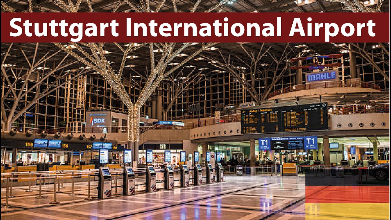 walking tour Stuttgart International Airport , Baden Württemberg, Germany
