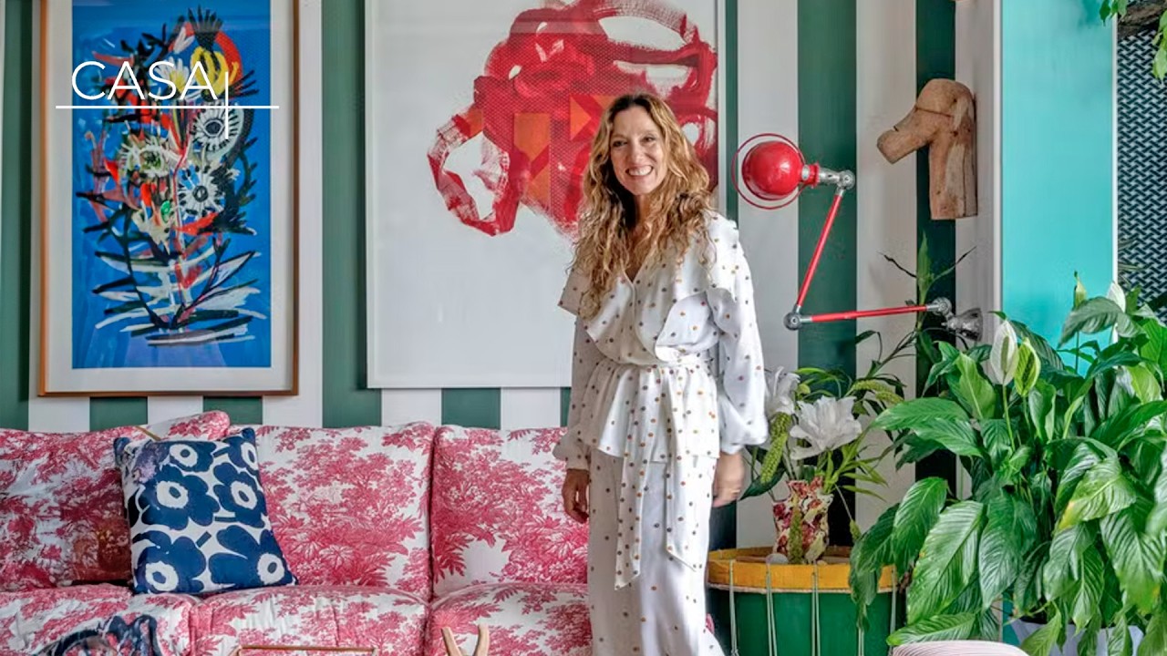 Inside a Home Filled with Art, Color and Real History