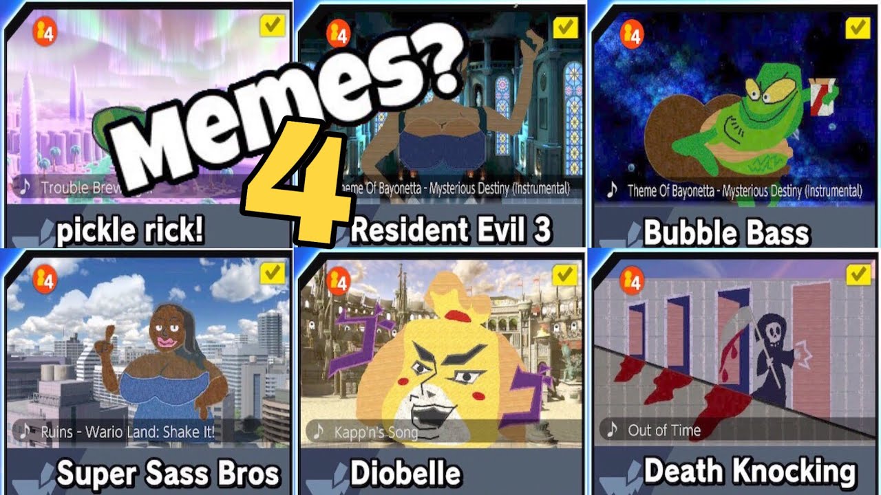 Weird Stage Builder Showcase #4 ( ͡° ͜ʖ ͡°) Super Smash Bros. Ultimate