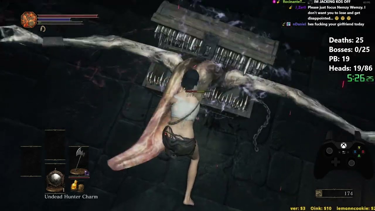 DS3 SL1 All Bosses PERMADEATH w Mimic Head | December 16th, 2023 p2