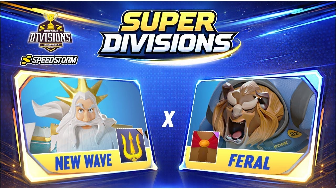 BRz New Wave vs BRz Feral - Super Divisions - Week 4 - Disney Speedstorm