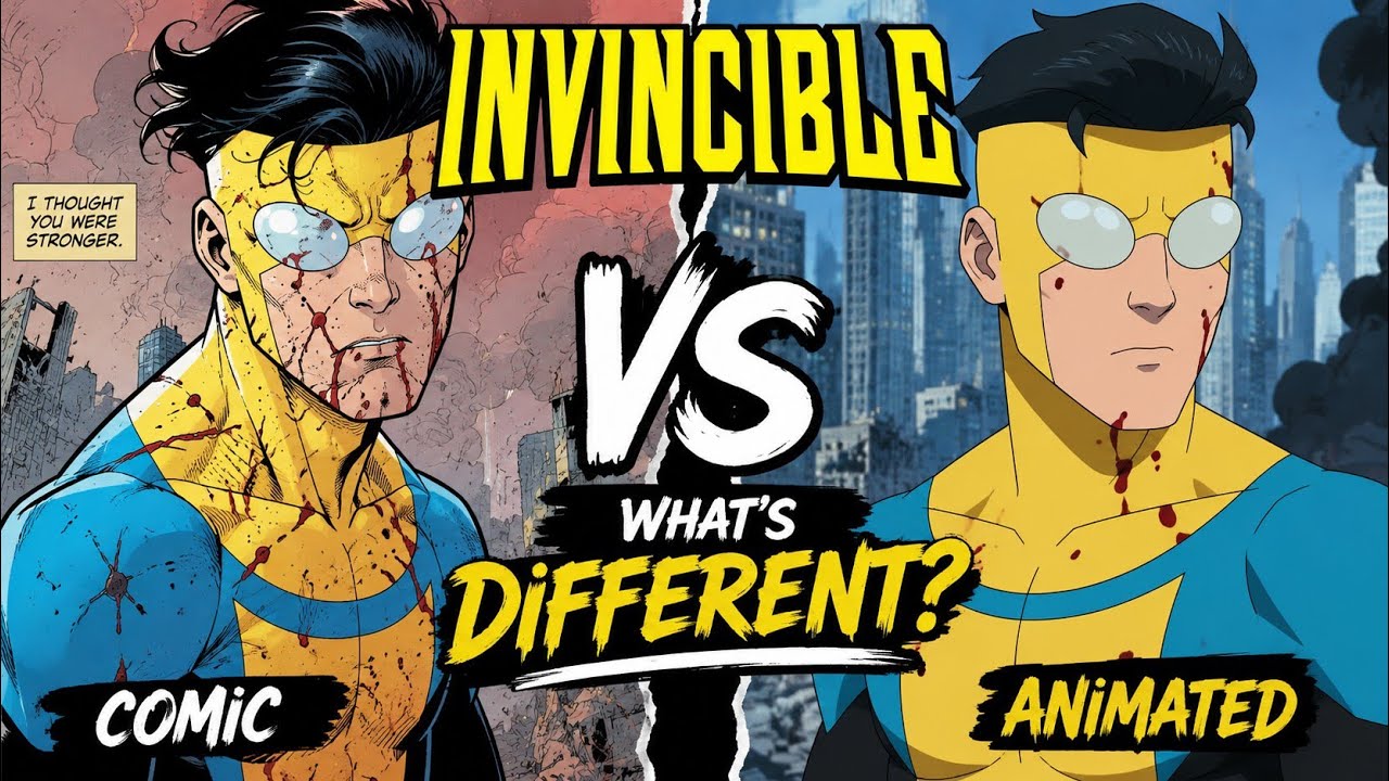 The BIGGEST Differences Between Comic Invincible and Animated Invincible