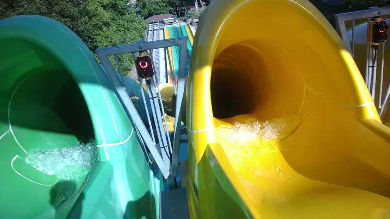 Dollywood Splash Country All Waterslide POVs  4K 30FPS