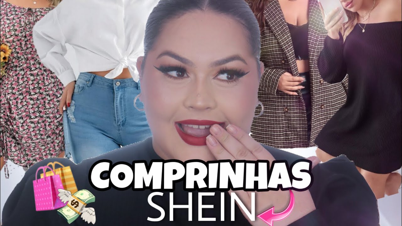 Provando minhas COMPRINHAS na SHEIN | Roupas plus size | Vestidos, blusas e bijuterias 💖