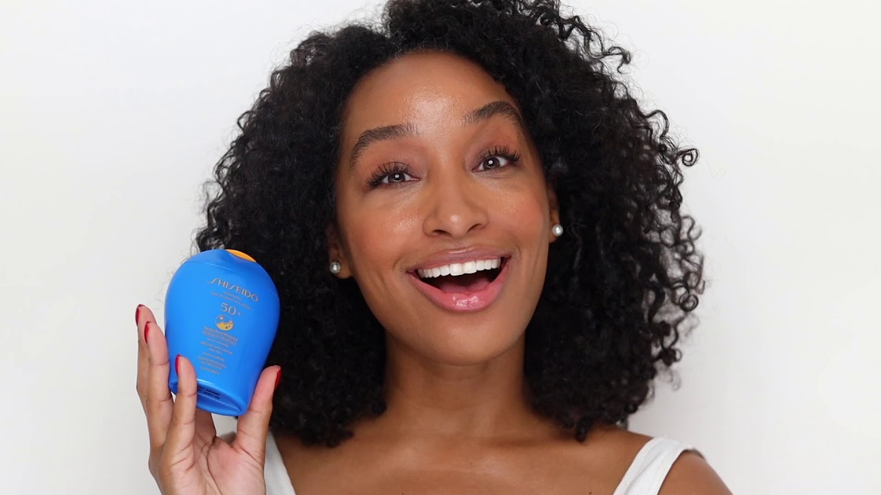 Tiff Benson Daily Skincare Routine with Ultimate Sun Protector Lotion SPF 50+ Sunscreen | Shiseido