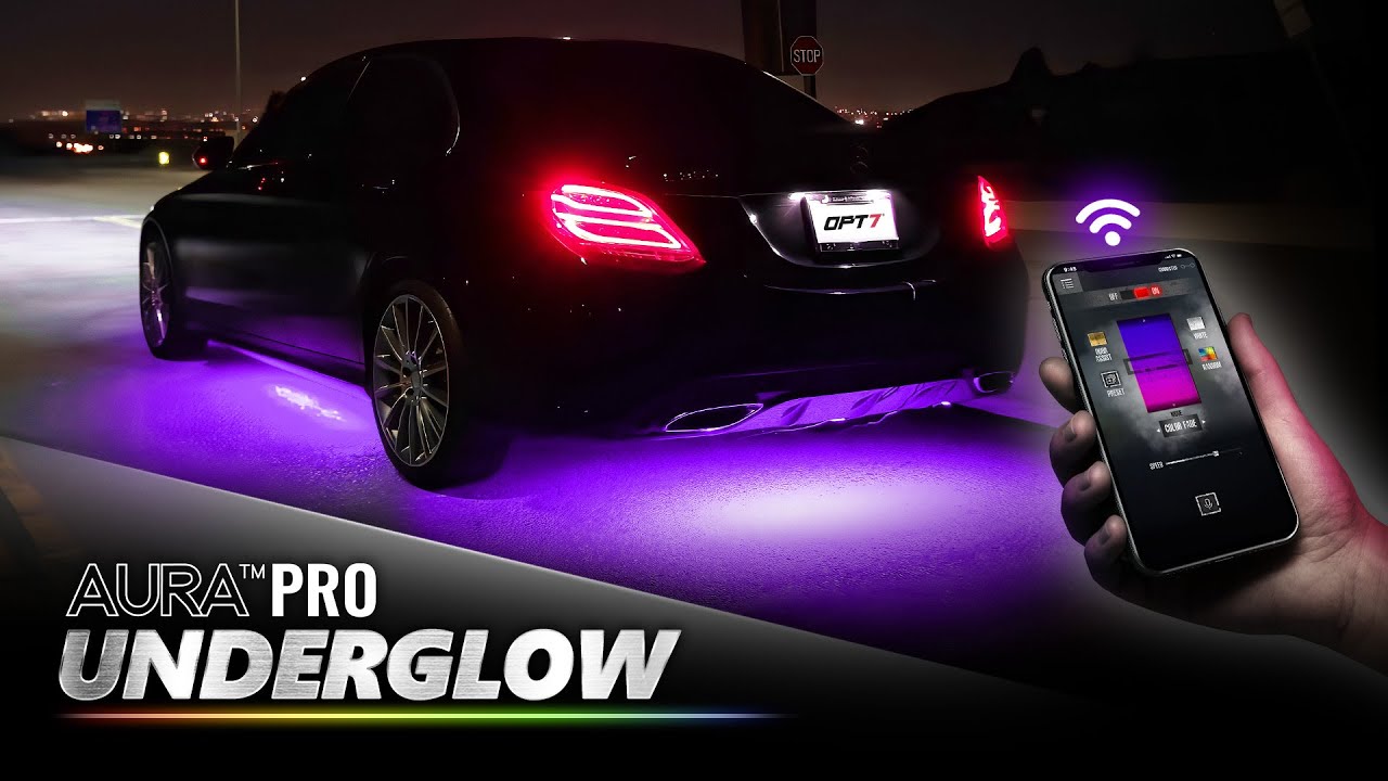 Introducing OPT7 AURA PRO Underglow LED Lighting Kit Bluetooth Enabled - Best Seller!