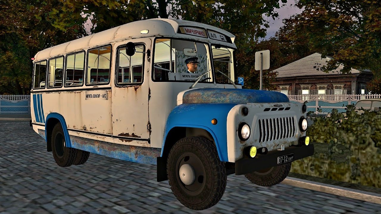 Ржавый КаВЗ 685, карта Мичурино Omsi 2