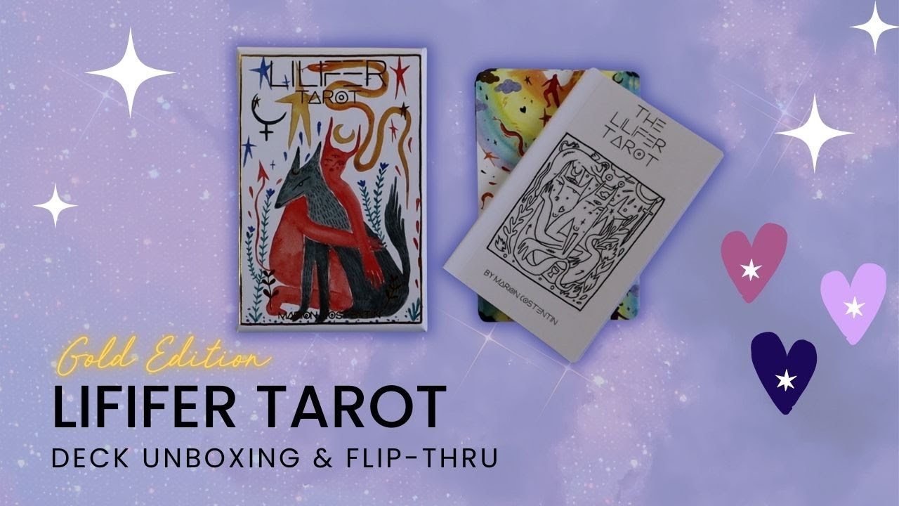 LILIFER TAROT-GOLD EDITION UNBOXING & FLIP-THRU