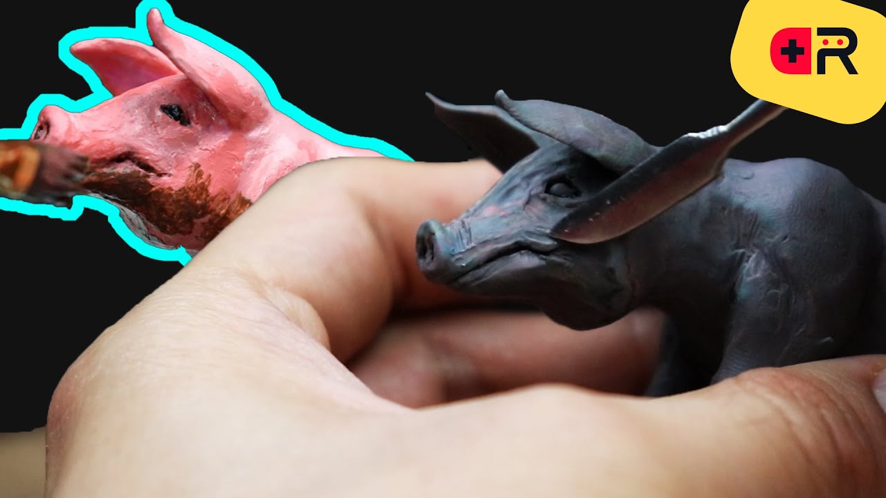 How to sculpt animals out of clay 🐷 SCULPTING A PIG WITH CLAY #crisrestart