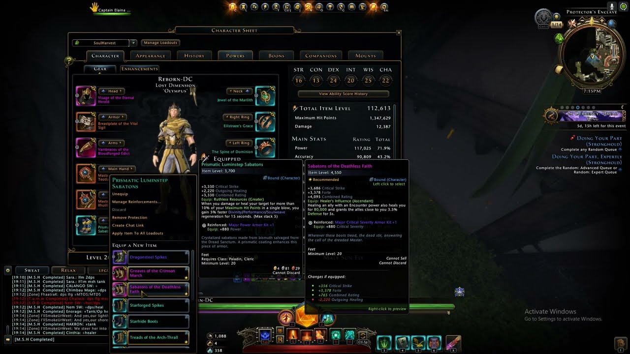 Neverwinter - Mod 32 Soul Harvest - Devoted Cleric Build 2.0