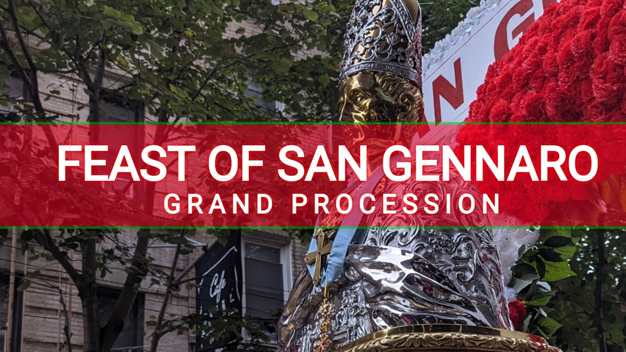 NEW YORK CITY | 2023 Feast of San Gennaro - The Grand Procession 🇮🇹 [4K]