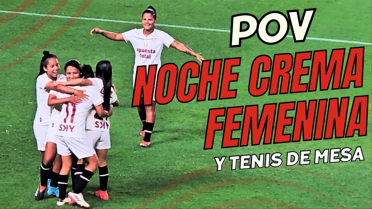 Noche Crema femenina y Tenis de Mesa