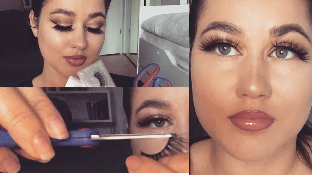 Wimpern k&uuml;rzen und ankleben in 60 Sekunden I Marina Si