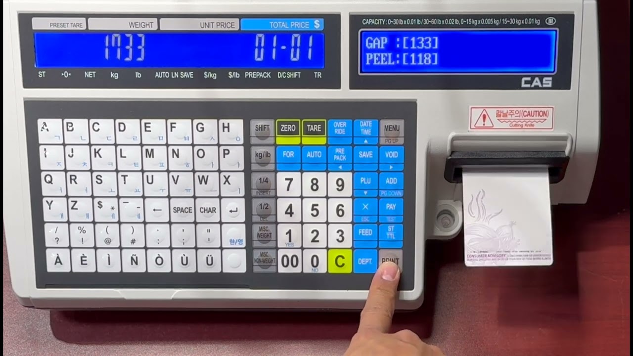 CAS-CL5500 Calibration