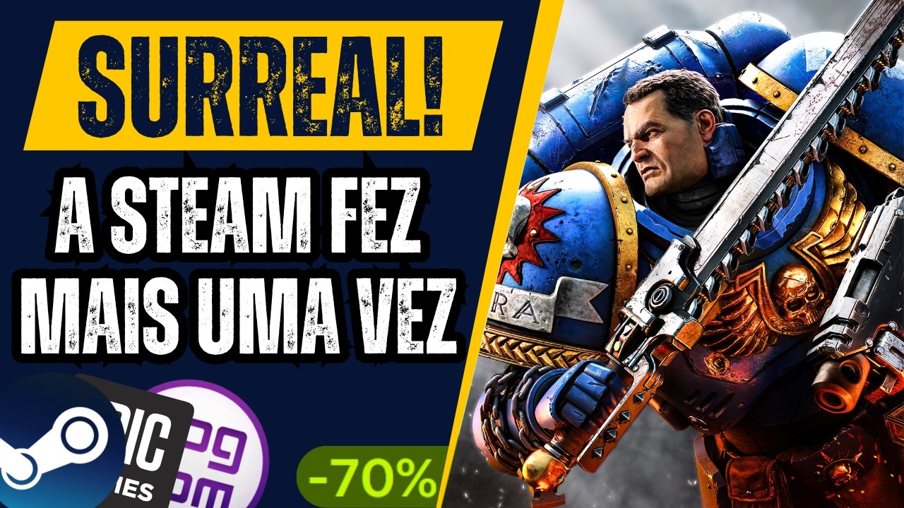 CORRE! Jogos para resgate na Steam e Epic Games, JOGOS BARATOS na GOG e PROMO&Ccedil;&Atilde;O STEAM!