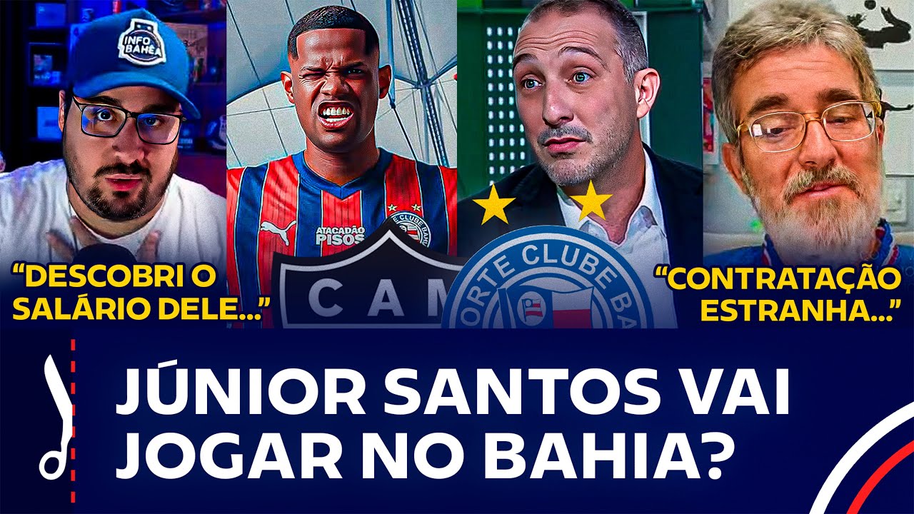 🚨 VEM MESMO? BANCADA ATUALIZA SITUAÇÃO ENTRE BAHIA, ATLÉTICO-MG E JÚNIOR SANTOS!