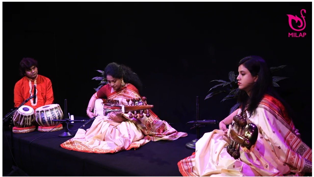 Sarod Sisters Moisilee Dutta, Troilee Dutta & Soumen Nandy | Raag Saraswati | Sarod & Tabla | #Milap