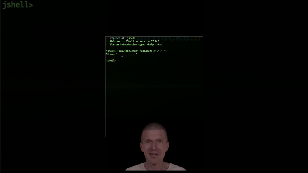 The surprising String#replaceAll #airhacks #java #shorts #short