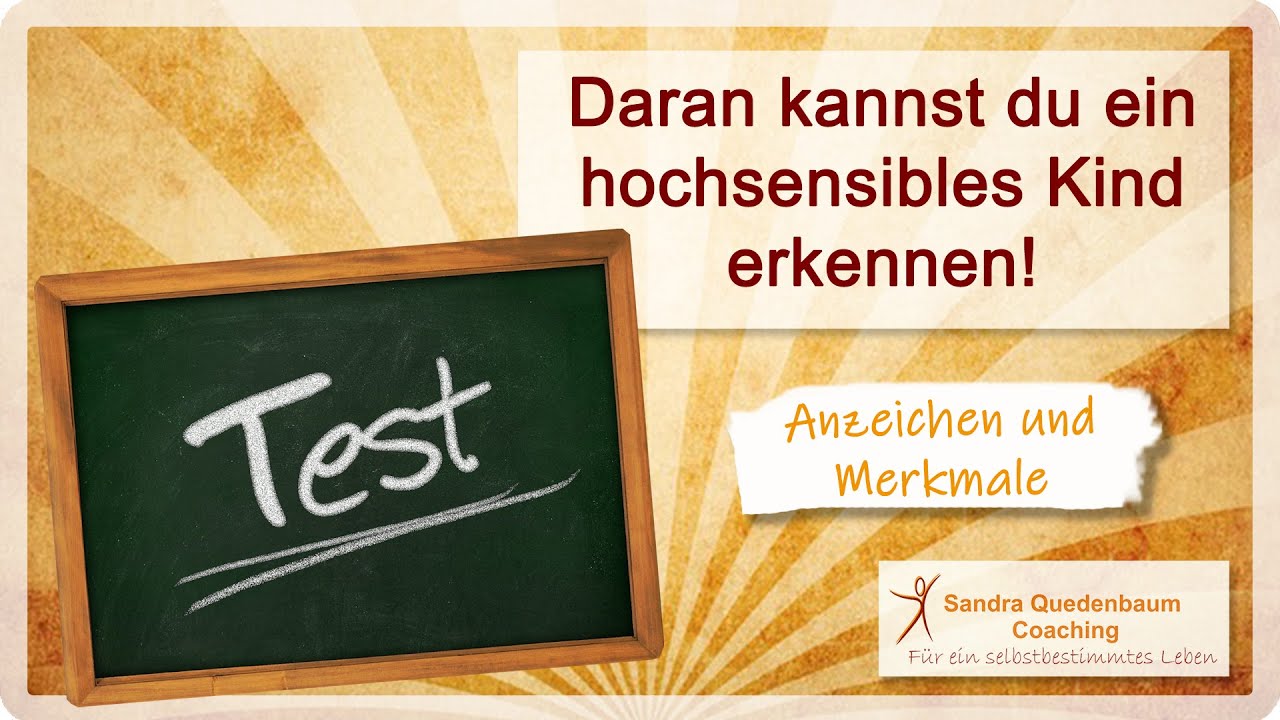 🦋 Test - Hochsensible Kinder HSK erkennen