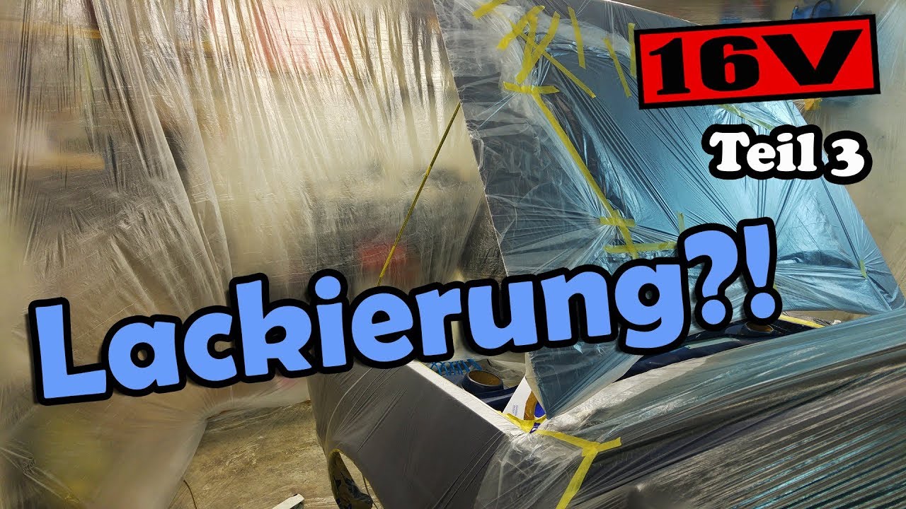 Golf 2 ABF 2L 16V Teil 3 | Lackierung?!