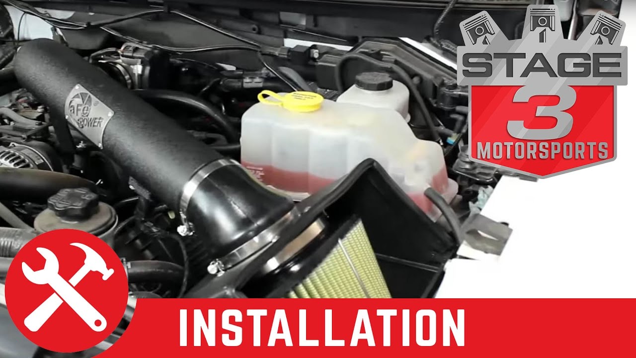 2011-2013 F150 SVT Raptor aFe Cold Air Intake install