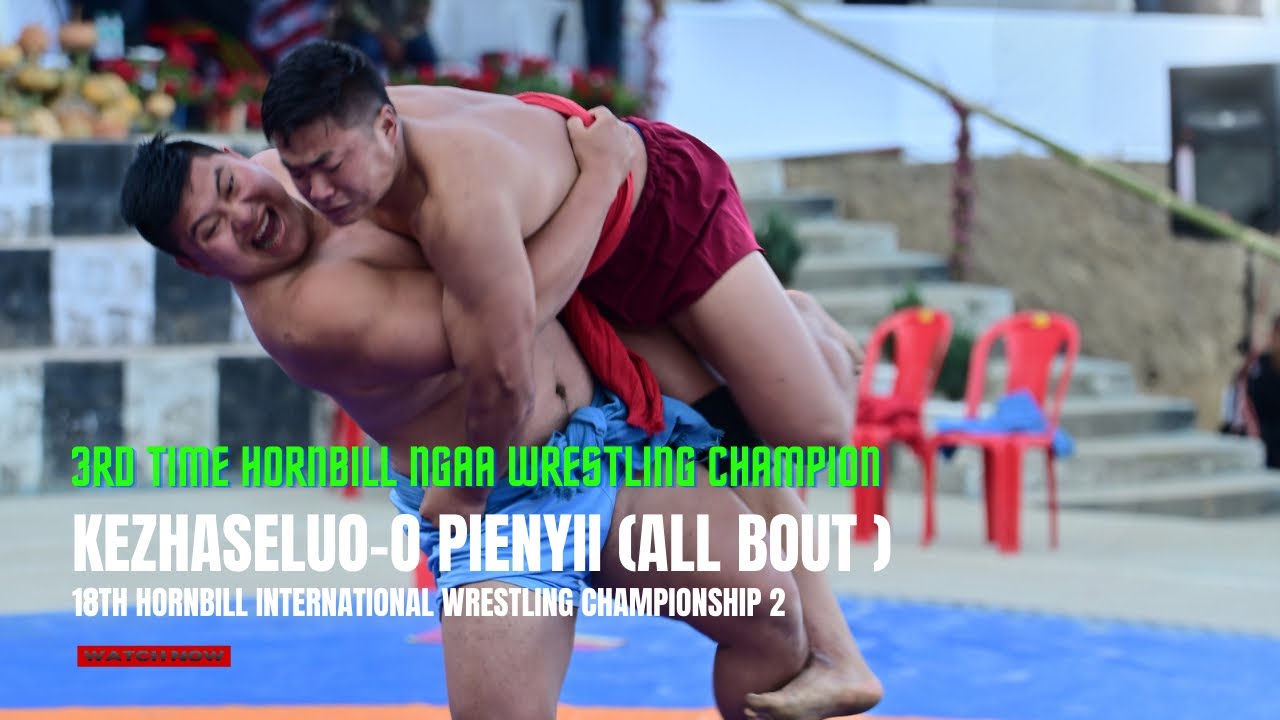 Kezhaseluo-o Pienyii (All Bout) 3-й чемпион Hornbill International Naga Wrestling.