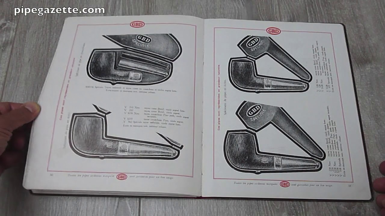 Old GBD pipes catalog