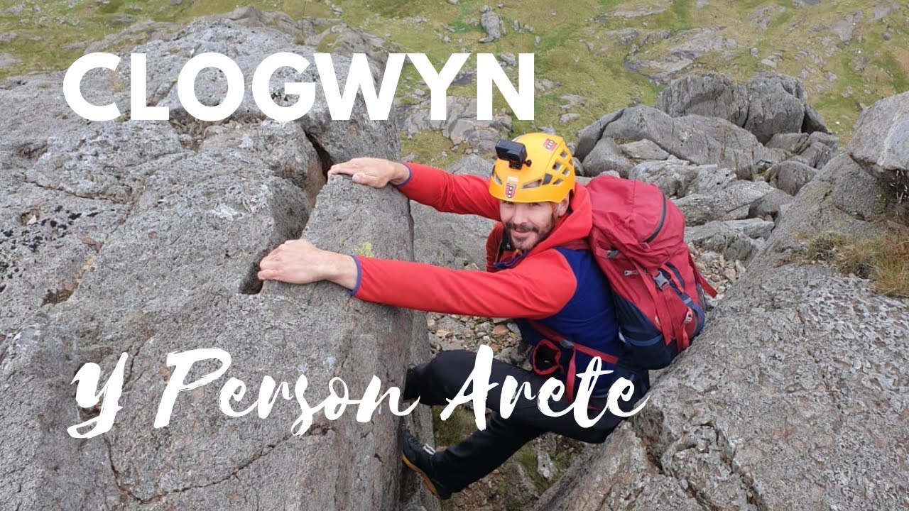 Clogwyn Y Person Arete борется с еще одной валлийской красоткой