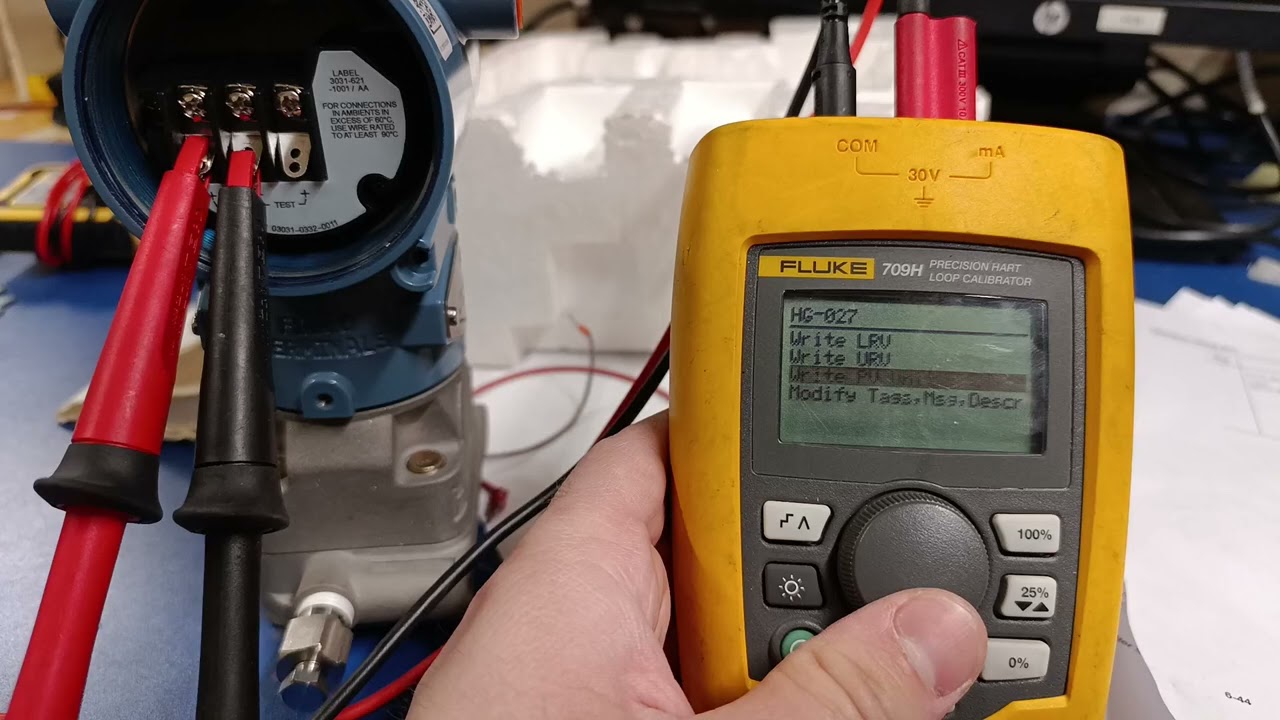 Fluke 709 as HART COMMUNICATOR